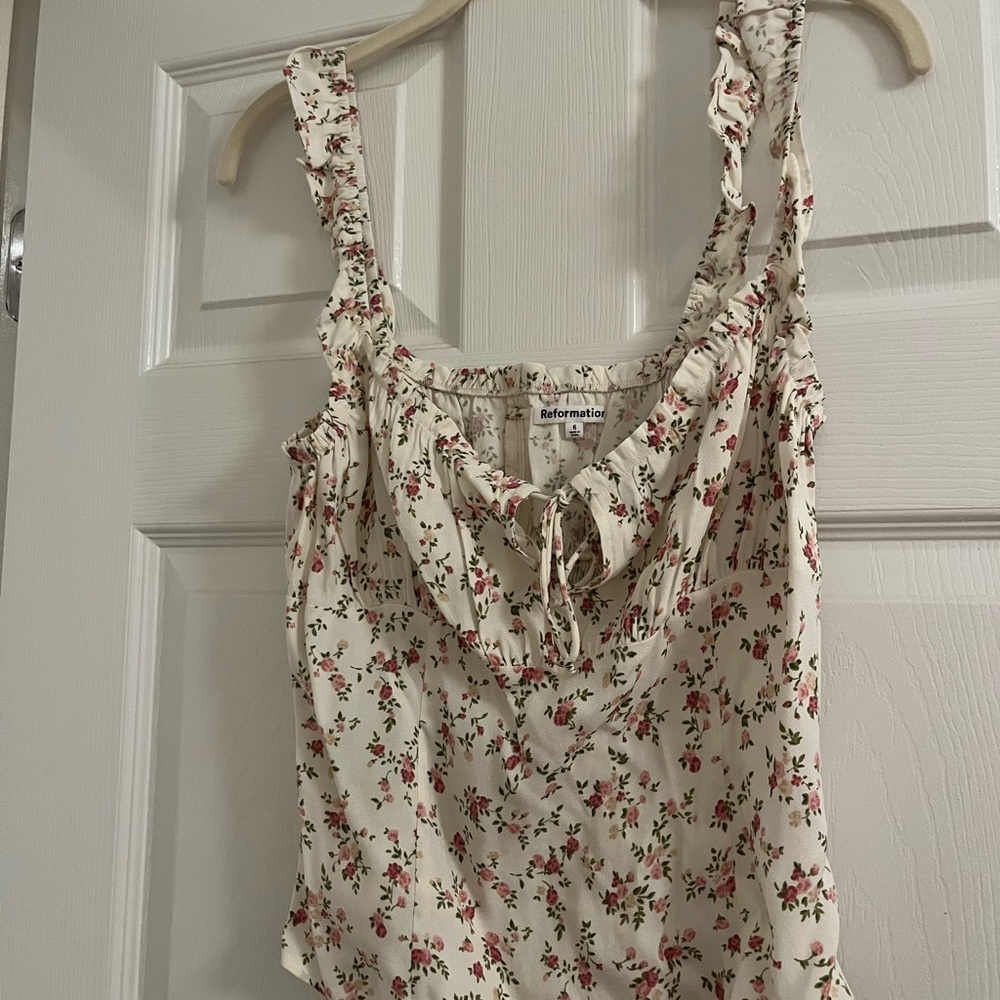 NWT Reformation Cortese Top Size 6